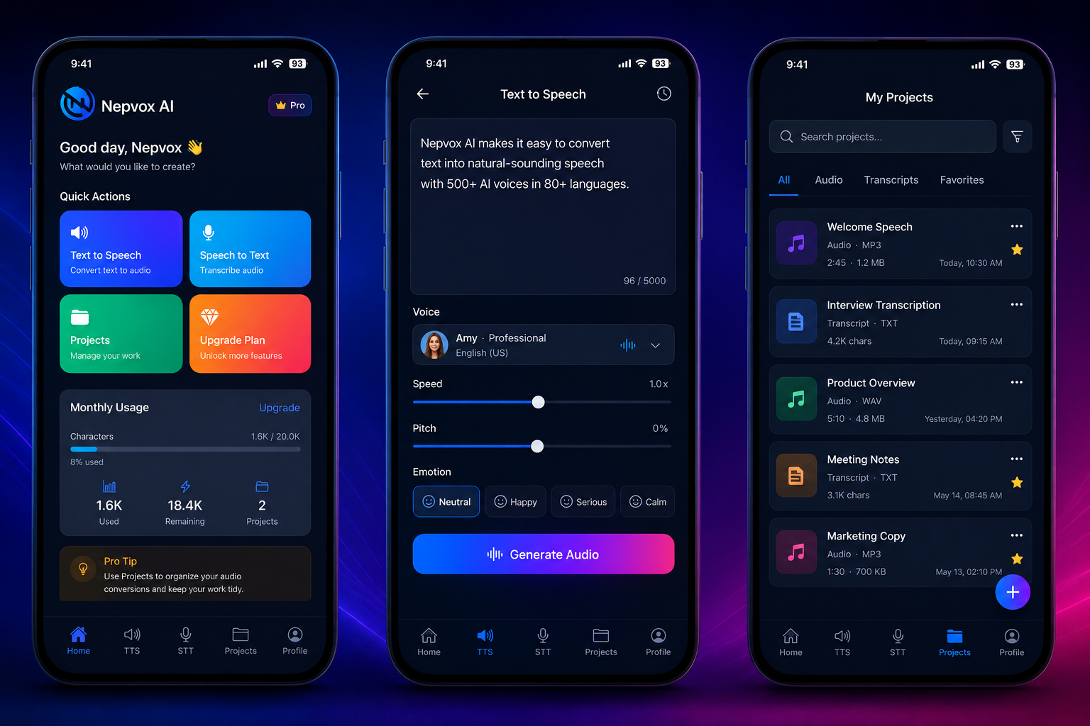 NepVox Android app screenshot