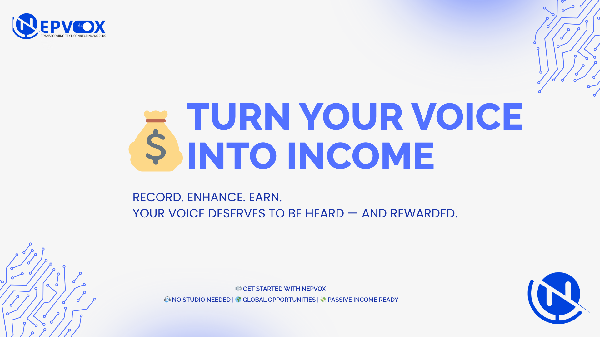 💰 How to Monetize Your Voice Using NepVox
